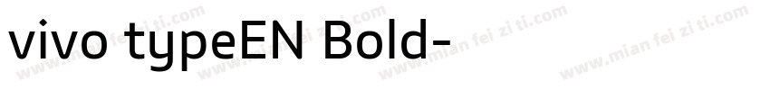 vivo typeEN Bold字体转换
